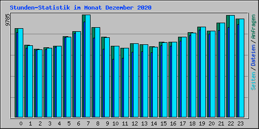 Stunden-Statistik im Monat Dezember 2020